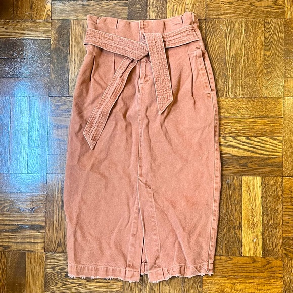 Free People Savannah Denim Skirt - Picture 2 of 7